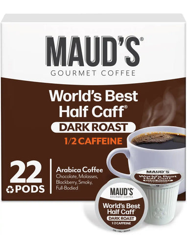 Maud's Half Caff Dark Roast Coffee Pods